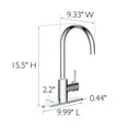 thumbnail image 5 of Design House 595660 Eastport II Modern Single-Handle Faucet for Kitchen, Polished Chrome, 5 of 15