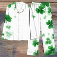 thumbnail image 6 of Censtreet Womens Pajamas Set 2 Piece Button Down Pjs Soft Long Sleeve Top and Pants Sleepwear Set Lounge Sets, 6 of 7