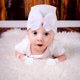 thumbnail image 4 of Ropa para Niños YONGSHENG Sombrero Lazo Rayas 2 Piezas Blanco Rayas 0-6 Meses, 4 of 5