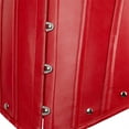 thumbnail image 4 of Grebrafan Medieval Corset Plus Size Women Leather Bustier Red 3XL, 4 of 5