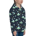 thumbnail image 5 of Sikiie Galaxy With Ufo Zip Up Hoodie Teenage, hoodies for Teenage, Zipper Sweatshirt Jacket for Daily, Traveling-Medium, 5 of 6