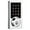 Silver, variant on Kwikset 99160-038 SmartCode Satin Nickel Single Cylinder Smartkey Electronic Deadbolt Smart Lock with Lighted Keypad Touchscreen