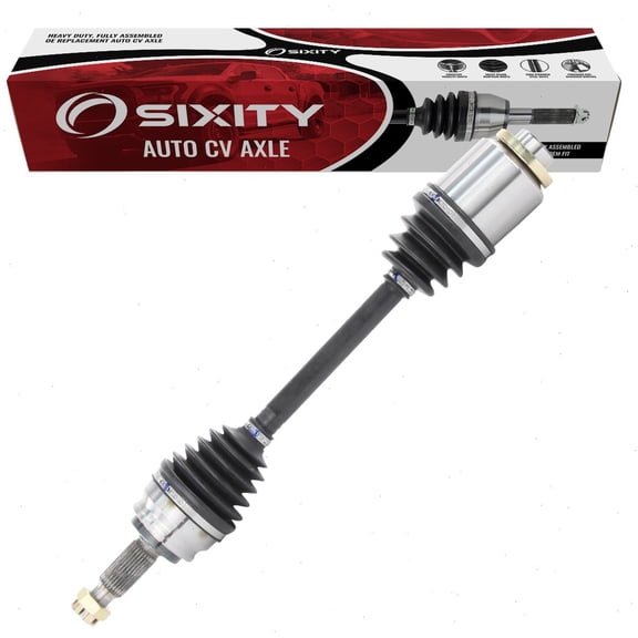 Sixity Front Right CV Axle compatible with Jeep Patriot 2.0L L4 2007-2017 - Passenger Side Complete Axle Shaft Assembly