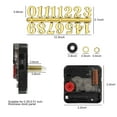 6Pcs Quartz DIY Wall Clock, Clock Numerals Kit, Movement Mechanism