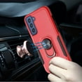 thumbnail image 3 of For Samsung Galaxy S20 Hybrid Tough Strong Dual Layer Hard PC TPU with Flat Magnetic Ring Kickstand Heavy-Duty Armor Cover ,Xpm Phone Case [ Red ], 3 of 7