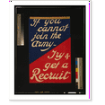 thumbnail image 2 of Historic Framed Print, If you cannot join the army - Try & get a recruit.Haycock-Cadle Co., Camberwell., 17-7/8" x 21-7/8", 2 of 9