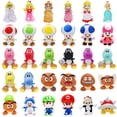 thumbnail image 2 of Kawaii Mario Luiji Goomba Kamek Yoshi juguetes de Peluche suaves lindo sapo princesa Peach Daisy Rosalina Toadette Pauline Peluche muñeca, 2 of 5
