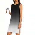 thumbnail image 4 of Mifsaly Gradient Shift Dress Women Crewneck Sleeveless Cotton Dresses Comfortable Breathable Everyday Work Sundresses M, 4 of 6