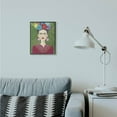 thumbnail image 3 of Stupell Industries Frida Fashion Designer Pattern Painting Green Framed Giclee Texturized Art by Regina Moore, 3 of 3