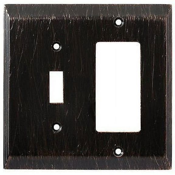 Braienrd 126392 Venetian Bronze Stately Switch / GFCI Cover Wall Plate