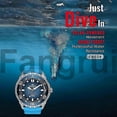 thumbnail image 2 of For North Edge Triton Outdoor Dive Men Solar Luminous Quartz Watch Crafted With Attention To Detail, 2 of 5