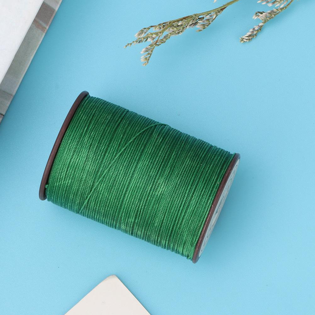 Mgaxyff Sewing Waxed Thread,0.45mm Leather Sewing Wax Cord 160m/Roll