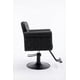 thumbnail image 4 of Yeshouse Silla de barbero hidráulica, silla de peluquería giratoria con bloqueo de 330 libras y asiento de cuero PU de altura ajustable para uso en salón y hogar, 4 of 5