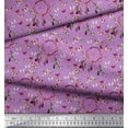 thumbnail image 2 of Soimoi Moss Tissu Georgette Attrape-Rêves & Imprimé Papillon Tissu au Mètre 42 Pouces de Large, 2 of 3