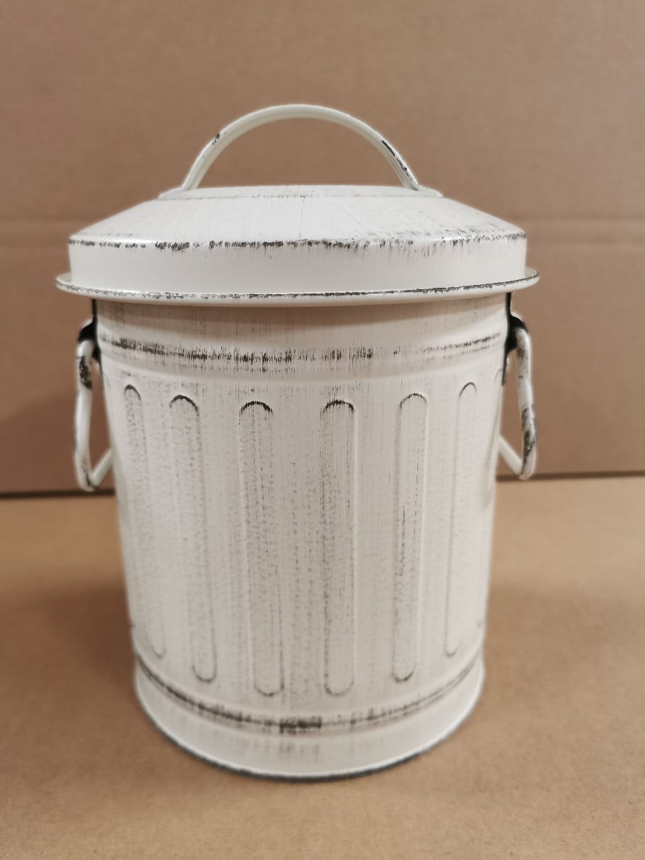 Fireplace Ash Bucket Metal Ash Bucket with Lid Metal Storage Bucket