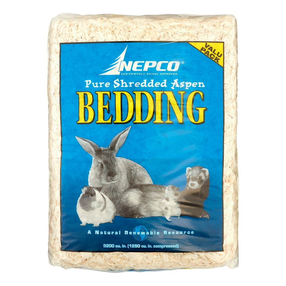 Northeastern Pure Shredded Aspen Pet Bedding, 3200 Cu In, 4 Ct