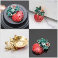 thumbnail image 5 of LABSERRON 2Pcs Red Alloy Artificial Crystal Brooch for Shiny Everyday Wear and Parties, 5 of 8