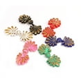 thumbnail image 2 of ZUARFY 10 Pairs Chinese Frog Closure Buttons Flower Knot Fastener Sewing Handmade Craft, 2 of 14
