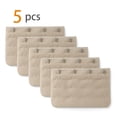 thumbnail image 2 of INSPIRE CHIC Women's 3 x 4 Hooks Bra Extender Extension Strap Multi Color Bra Band 5 Pcs Khaki, 2 of 5