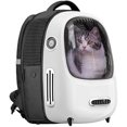 thumbnail image 1 of PETKIT Sac à Dos Blanc pour Animaux de Compagnie, Sac de Voyage Imperméable Transparent (Blanc), 1 of 6