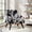 Cow Pattern, variant on LOGYAT Mid-Century Modern Accent Chair, Living Room Armchair, Dual Armrests, 496LB Capacity, Comfy Wide Seat, Single Sofa Reading Chair for Bedroom, Beige