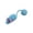 Blue, variant on Moonsky Plush Mouse Cat Toy, Colorful Braided Tail Ball with Rattle Sound for Indoor Cats, Interactive Self-Playing Pet Exercise Toy