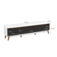 thumbnail image 3 of Mueble TV 85" Kappesberg 218cm con 3 Puertas Blanco/Negro, 3 of 10