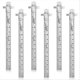 thumbnail image 1 of Pocket Ruler with Removable Clip 6 Pieces Precision Pocket Ruler, 1 of 5