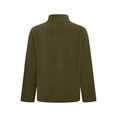 thumbnail image 6 of Men's Polar Fleece Jacket Winter Warm Full-Zip Coat Tactical Jackets Multi Zipper Pockets Army Green, 6 of 8