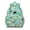 Greenish-blue-2, variant on Spacecraft Print Backpack - Waterproof & Ergonomic Travel Bag for Students, Durable Construction with Multiple Pockets