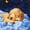 Blue 04, variant on Homewish Lovely Golden Retriever Zipper Twin Comforter Sets with Fitted Sheet and 2 Pillowcases,Cartoon Dog Zipper Bedding Set,White Clouds Decor,Navy Blue Reversible,4pcs