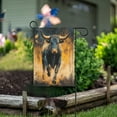 thumbnail image 6 of A Bull Charging Garden Flag Double Sided Outdoor Banners Yard Flags for Garden Home Holiday Decorations, 6 of 6