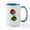 White/Blue Inside, variant on CafePress - El Dia De Los Muertos Skeleton Girl Mugs - 15 oz Ceramic Large White Novelty Mug