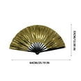 thumbnail image 2 of Usupdd Colorful Hand Fans for Women Foldable Clearance, 10 Inch Colorful Stripe Kung F U Fan Dance Fan Party Music Festival Bamboos Fan Party Stage Props, 2 of 2