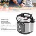 thumbnail image 4 of Olla Múltiple Instantánea, Olla A Presión Eléctrica, Ahorro De Energía, Tiempo Configurable, Multifuncional, Enchufe Estadounidense De 110V Para Sopa Y Gachas, 4 of 7