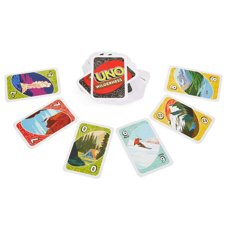 Uno Wildlife Rules UNO Wilderness Edition - Learning Board Games