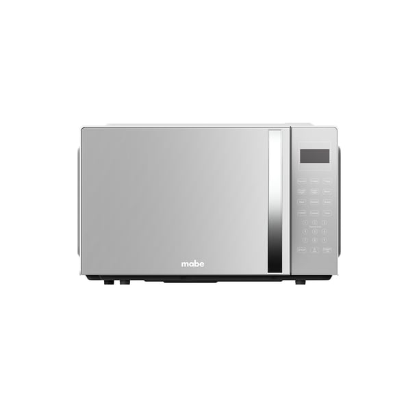 Horno de Microondas Mabe 1.1 Pies Cúbicos Digital 120V Panel Touch en Español 10 Niveles de Potencia Descongelado Gris