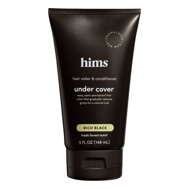 Hims Under Cover Hair Color & Conditioner for Men, Black photo 4