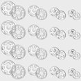thumbnail image 1 of Zshan 100 pcs Snap Buttons Sewing Snap Fastener Invisible Plastic Button for DIY Clothing Sewing Shirt Button, 7mm, 12mm, 15mm, 21mm (Clear Color), 1 of 5