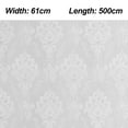thumbnail image 2 of Wallpaper Peel and Stick Modern European Style 3D Embossed Damask Wallpaper Self Adhesive, 2 of 6