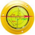 thumbnail image 3 of HUGFEGWE 90mm/3.5" Big Bullseye Bubble Spirit Level Circular Round Spirit Leveler with Mounting Holes for RV Leveling Camper CA919-68336, 3 of 5