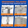 thumbnail image 6 of NutriChef 12-Quart Stainless Steel Large Stockpot, 6 of 8