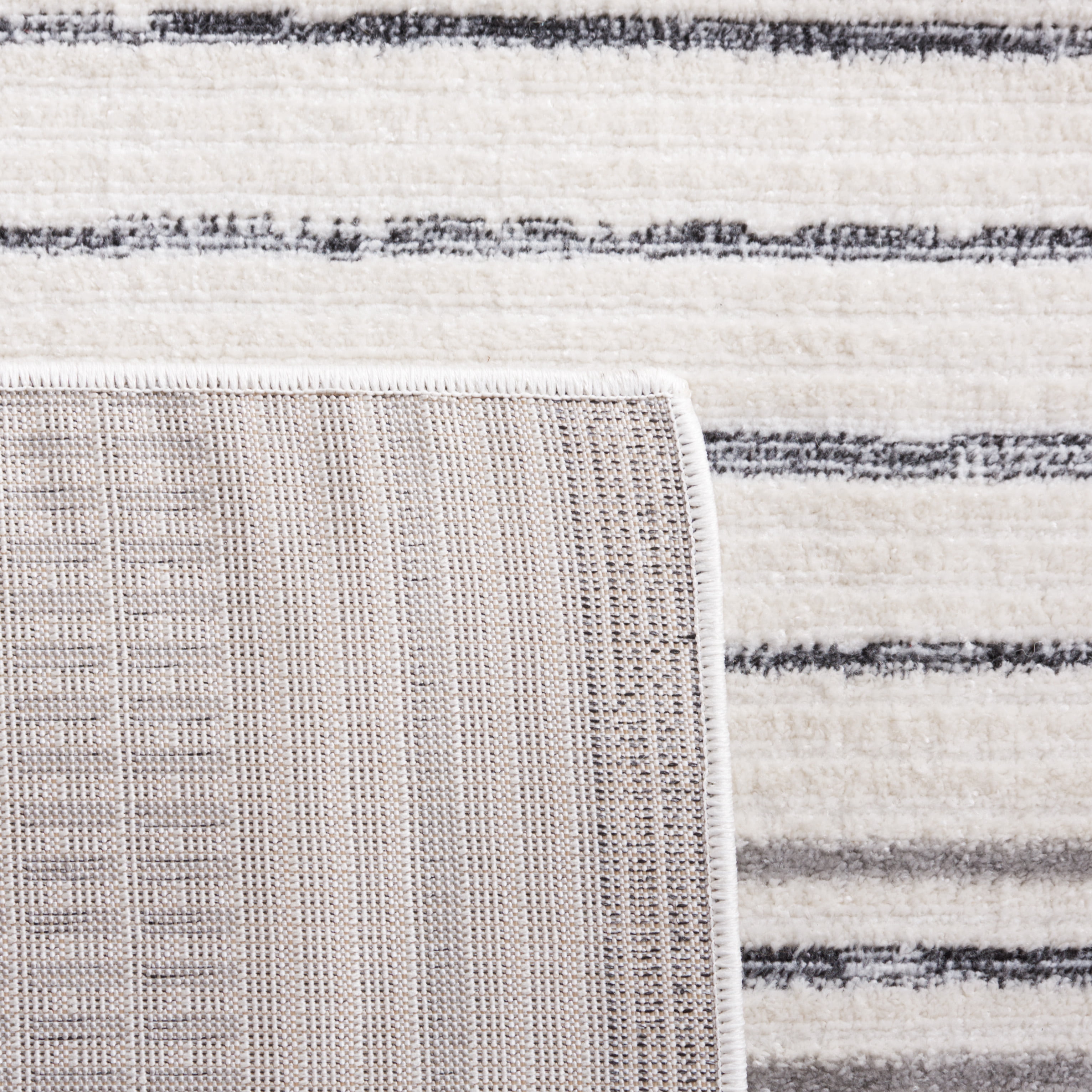 SAFAVIEH Alamo Arielle Geometric Area Rug, Ivory/Grey, 8' x 10'