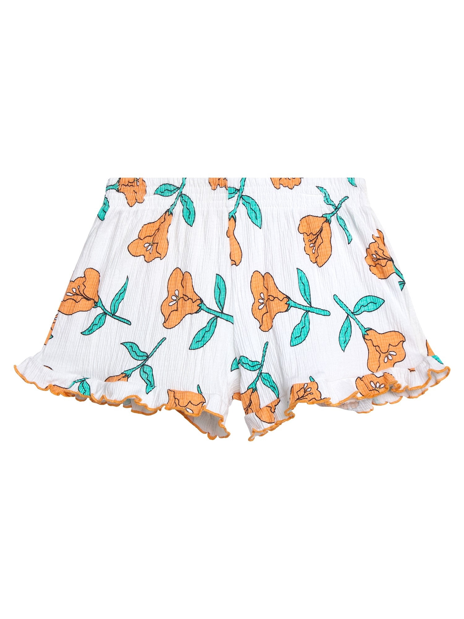 Jessica Simpson Toddler Girls' Ruffle Tank Top and Shorts Set, 2-Piece, Sizes 12M-24M