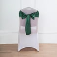 thumbnail image 7 of BalsaCircle 100 Hunter Green Satin Chair Sashes Bows Ties Wedding Decorations Party Chair Covers Banquet, 7 of 7