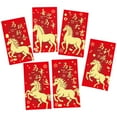 thumbnail image 2 of Pisexur Belleza Maquillaje Sobres rojos del Año Nuevo Chino 2026 - Año del Caballo (6 unidades)para mujeres y hombres, 2 of 8