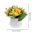 thumbnail image 2 of 1 maceta de girasol artificial., 2 of 3