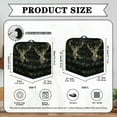 thumbnail image 3 of TSOVTHRID Deer Elk Pattern Stand Mixer Covers Kitchen Aid Mixer Cover for 6-8 Quart Stand Mixer Forest Camo American Flag Print Dust Cover with 2 Pockets Kitchen Accessories Mixer Covers,L, 3 of 7