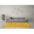 thumbnail image 3 of Ahgly Company Indoor Rectangle Medallion Yellow Traditional Area Rugs, 5' x 8', 3 of 4