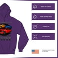 thumbnail image 6 of American Steel Tough Truck Unisex Hoodie Offroad Pickup 4x4 USA Power, 6 of 7